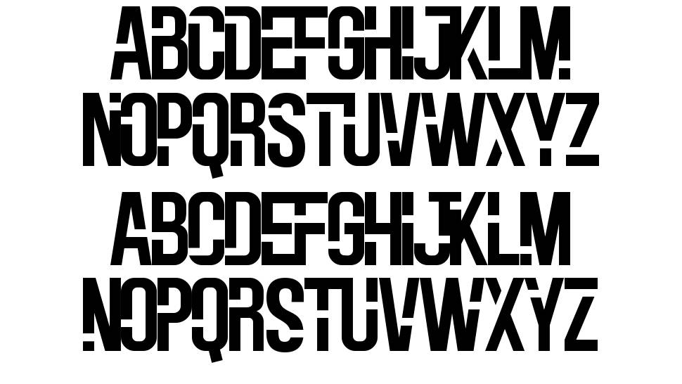 Virtuality font specimens