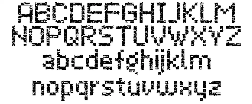 Virus 43 font Örnekler