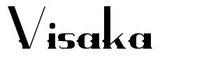 Visaka шрифт