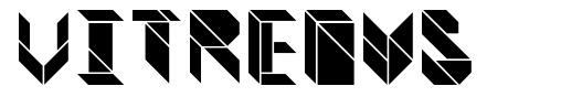 Vitreous шрифт