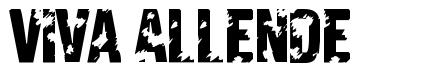 Viva Allende шрифт
