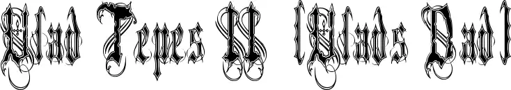 Vlad Tepes II (Vlads Dad) font