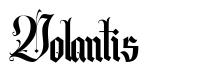 Volantis шрифт