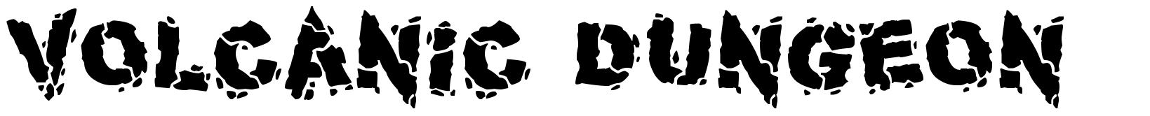 Volcanic Dungeon 字形