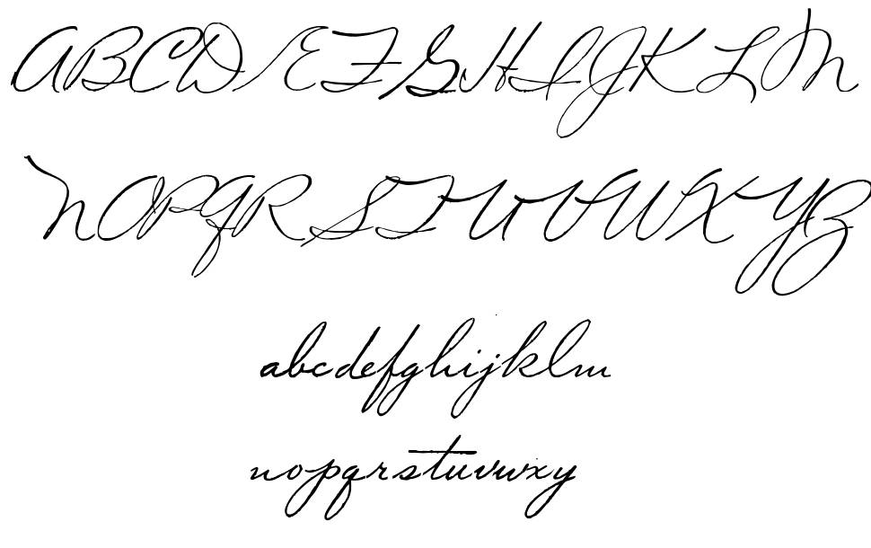 Volstead schriftart vorschau