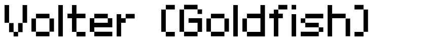 Volter (Goldfish) písmo