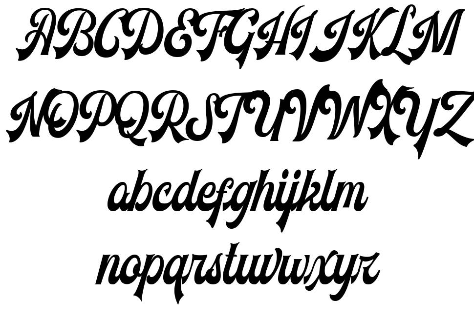 Voltury font Örnekler