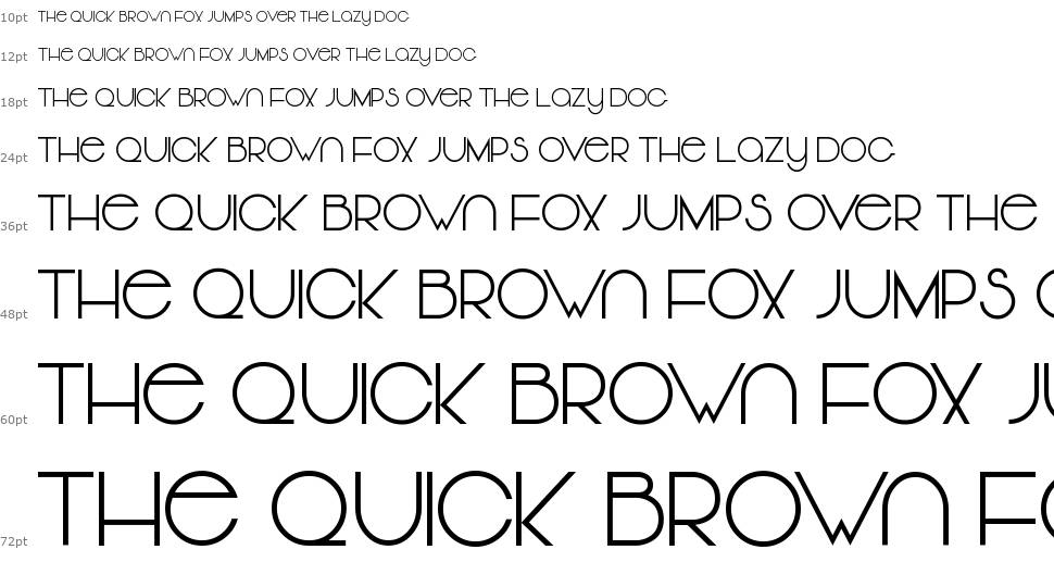 VONIQUE 64 font Waterfall