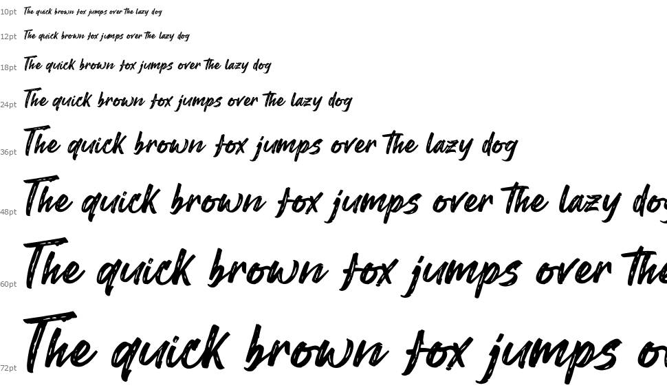 Vontjack font Waterfall