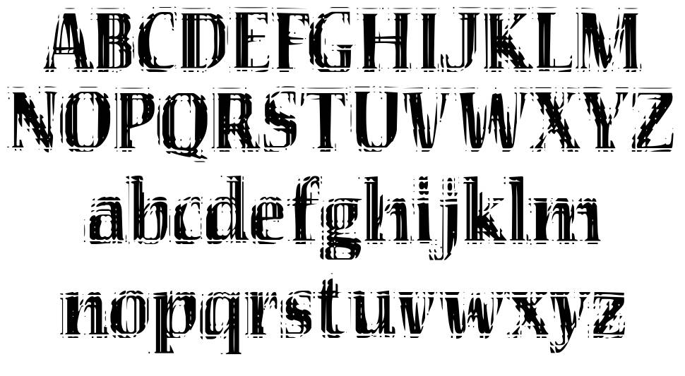 VTC Seeindubbledointriple フォント 標本