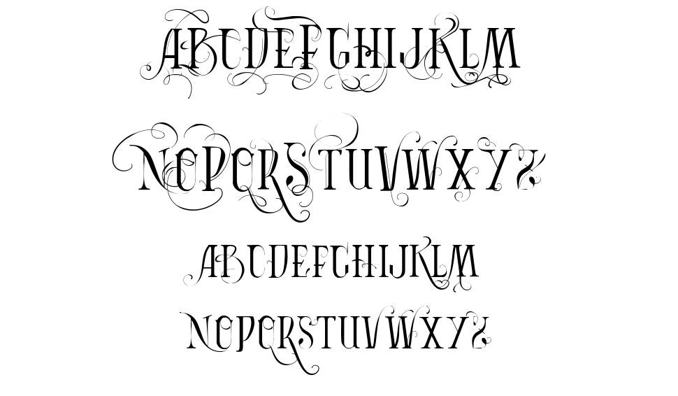Vtks Bandoleones font Örnekler