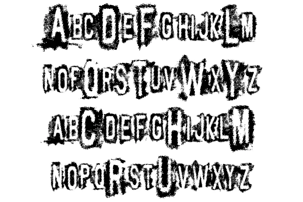 VTKS Control font specimens