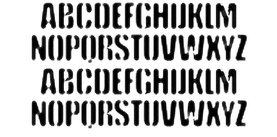 VTKS Keystorm font specimens
