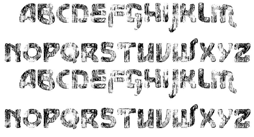 Vtks Message font specimens