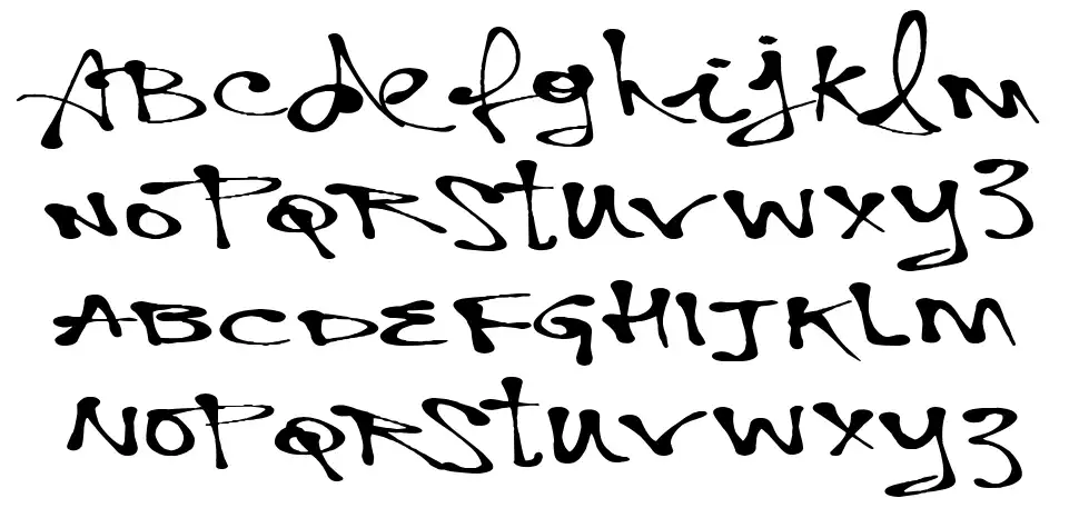 Vtks Personalfont specimens