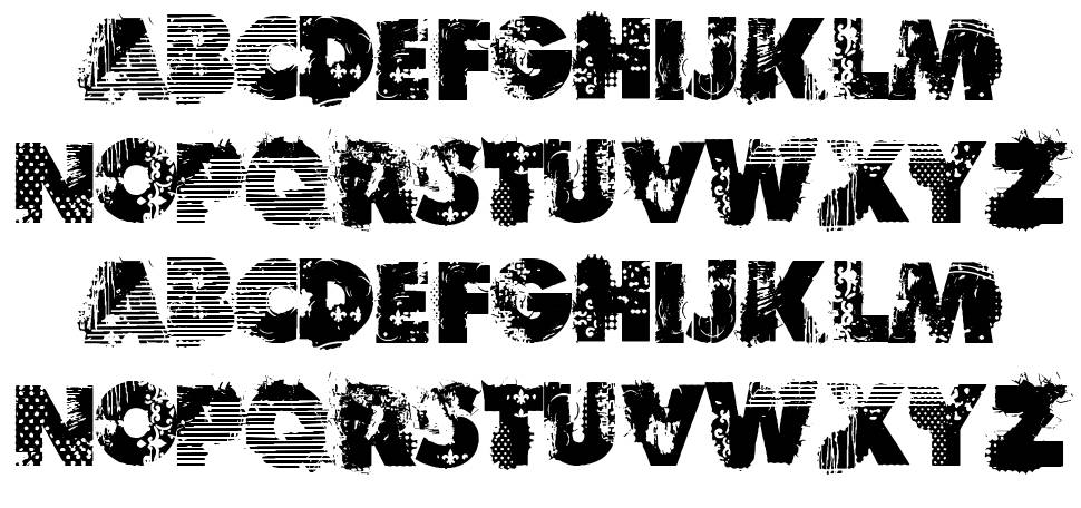 VTKS Reverso font specimens