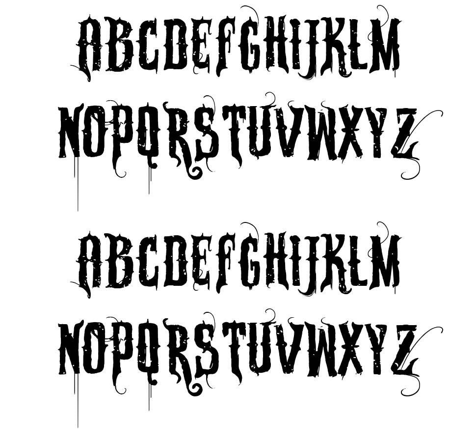 VTKS Sabonete font Örnekler