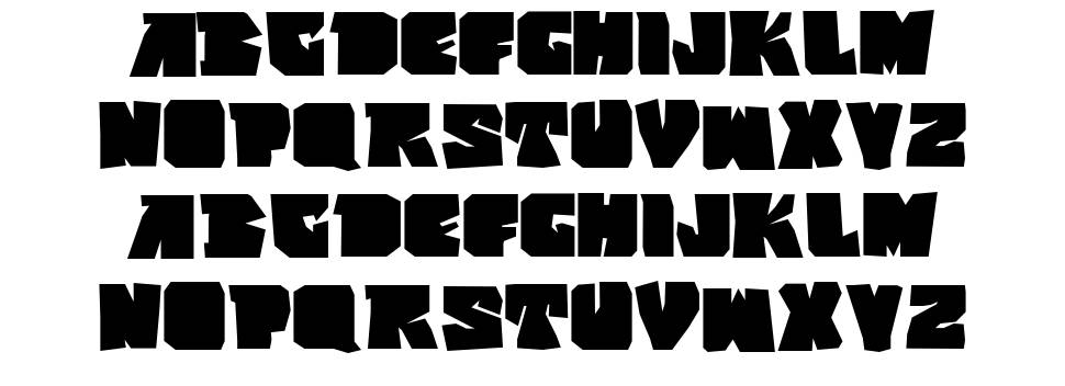 VTKS Super font specimens