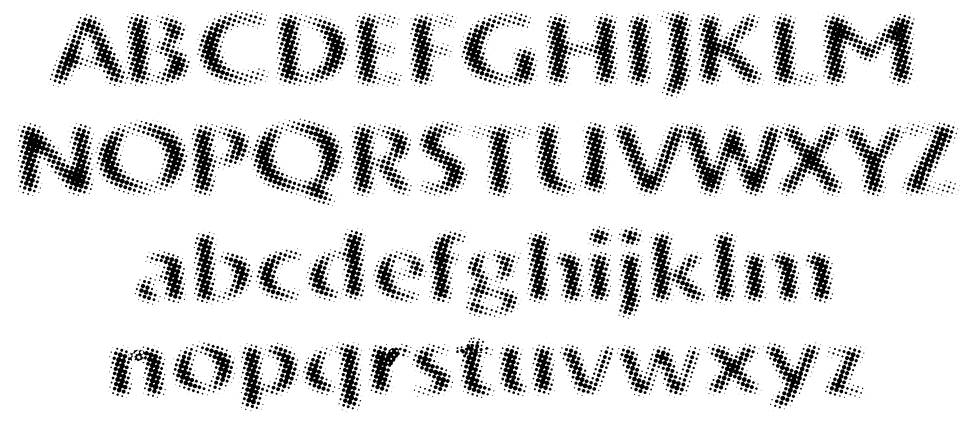 VTKS Trunkset font specimens