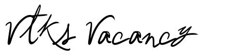 Vtks Vacancy шрифт