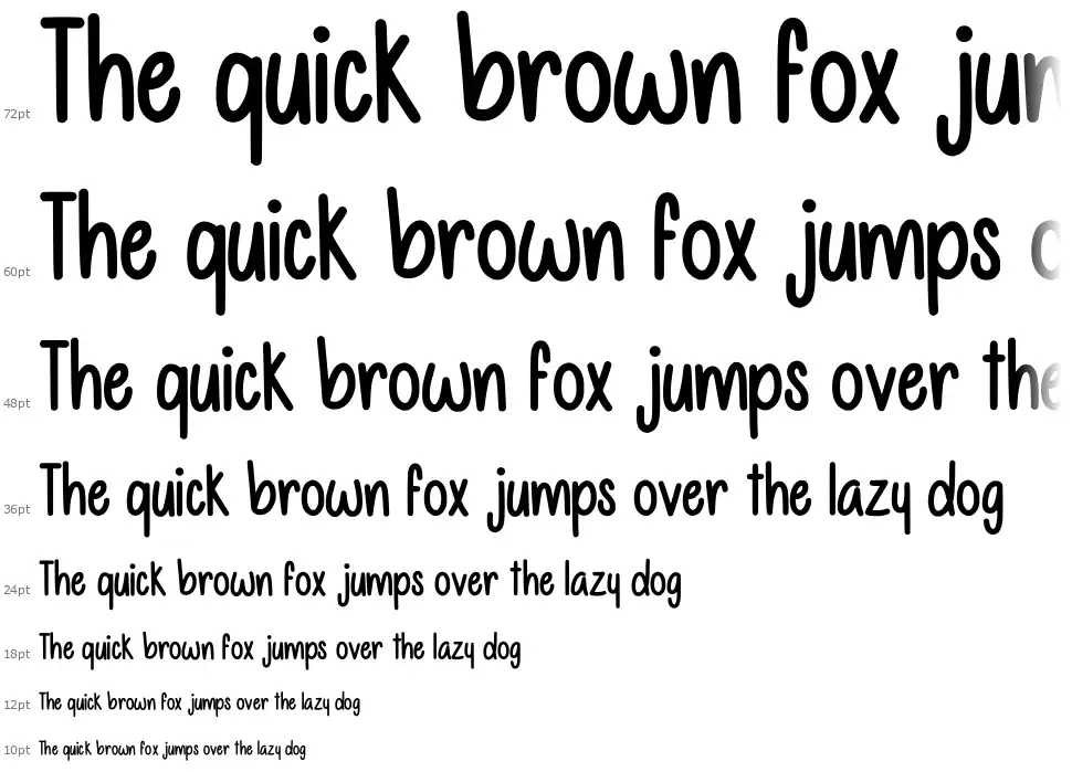 Vulpy font Waterfall