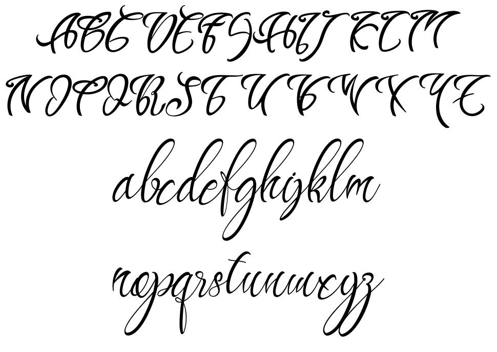 Wafonak 字形 标本
