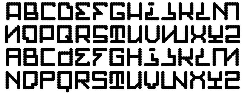 Walkthru font Örnekler