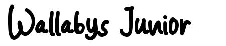 Wallabys Junior шрифт
