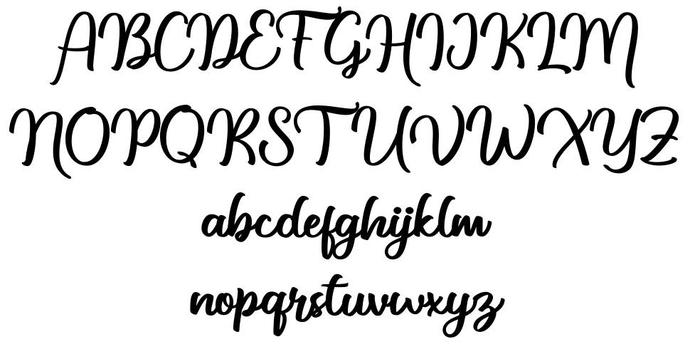Wallenton font Örnekler