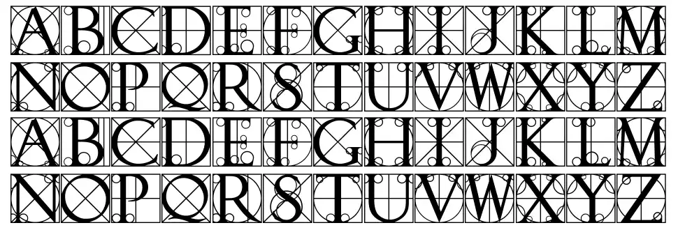 Walrodfont specimens