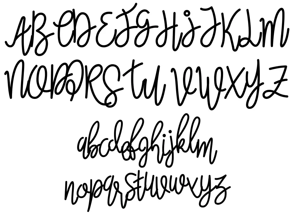Wanda Scriptfont specimens