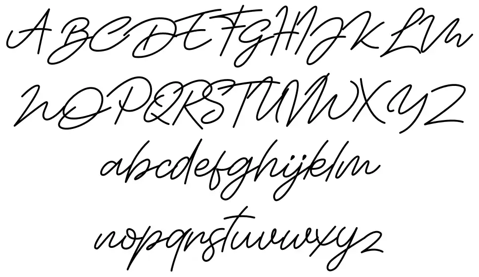 Wanita Cantik font specimens