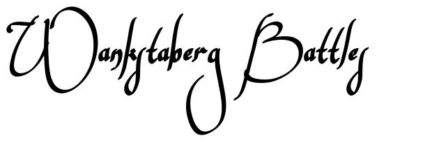 Wankstaberg Battles font