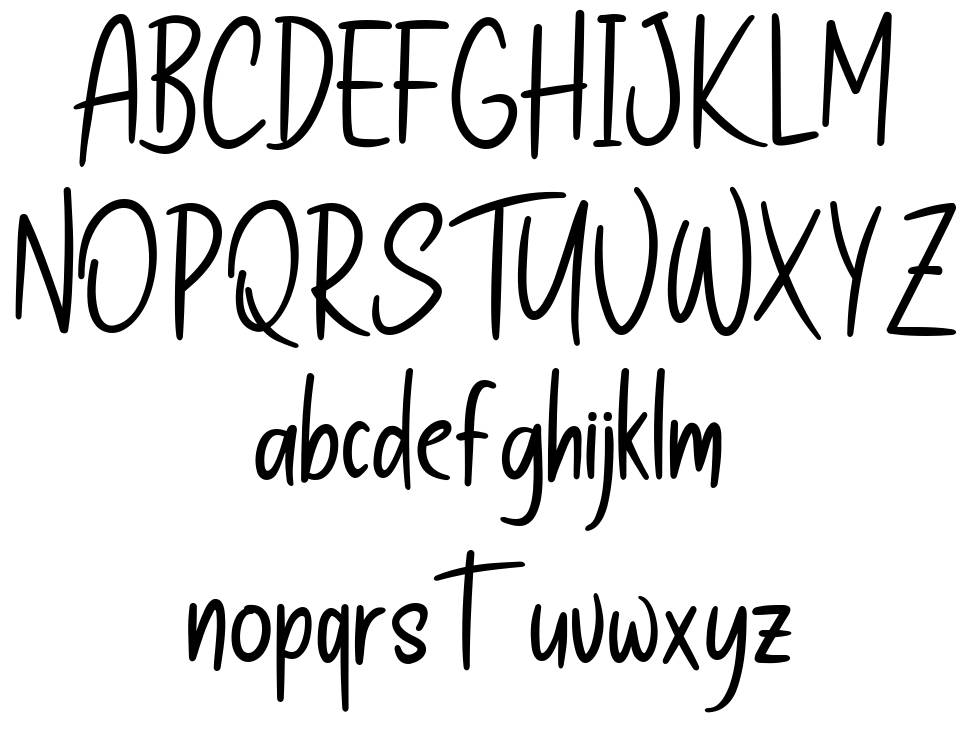 Wanthy font specimens