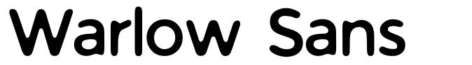 Warlow Sans шрифт