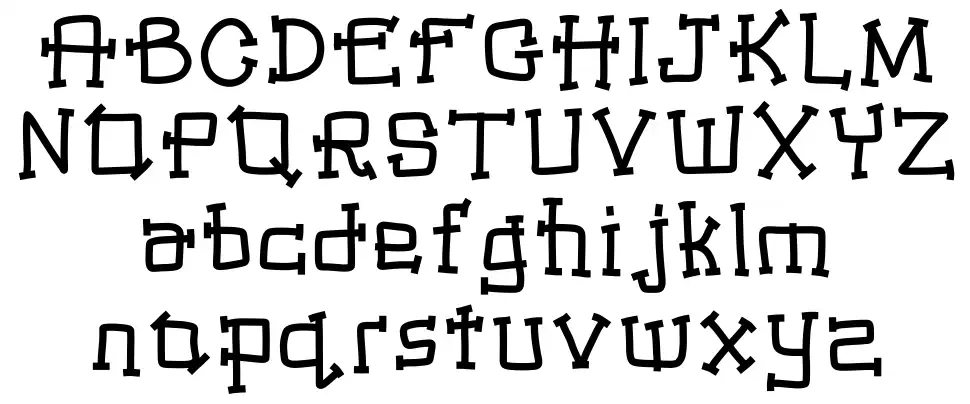 Warloxfont specimens