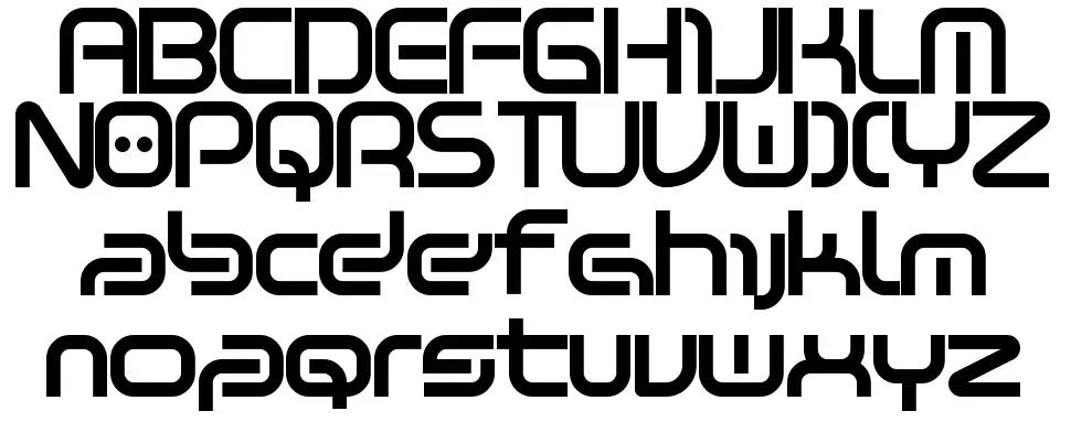 Warzone font specimens