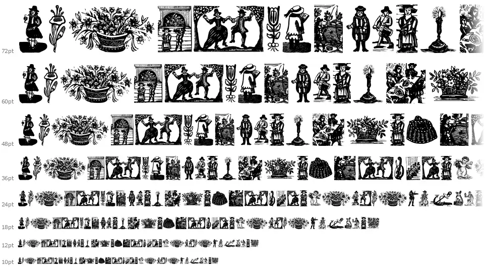 Was Woodcuts font by Manfred Klein FontRiver