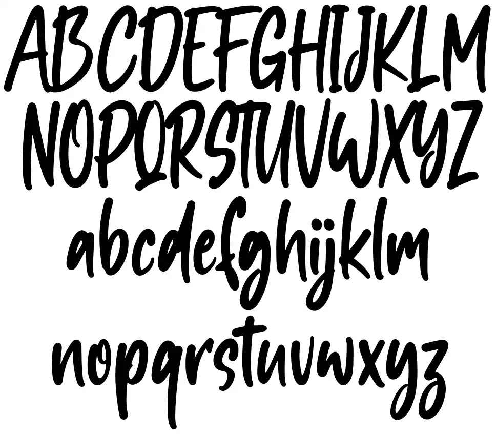 Wasabi Taste font Örnekler