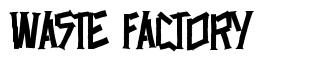 Waste Factory font
