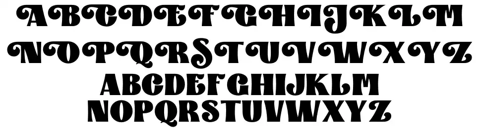 Water Orangefont specimens
