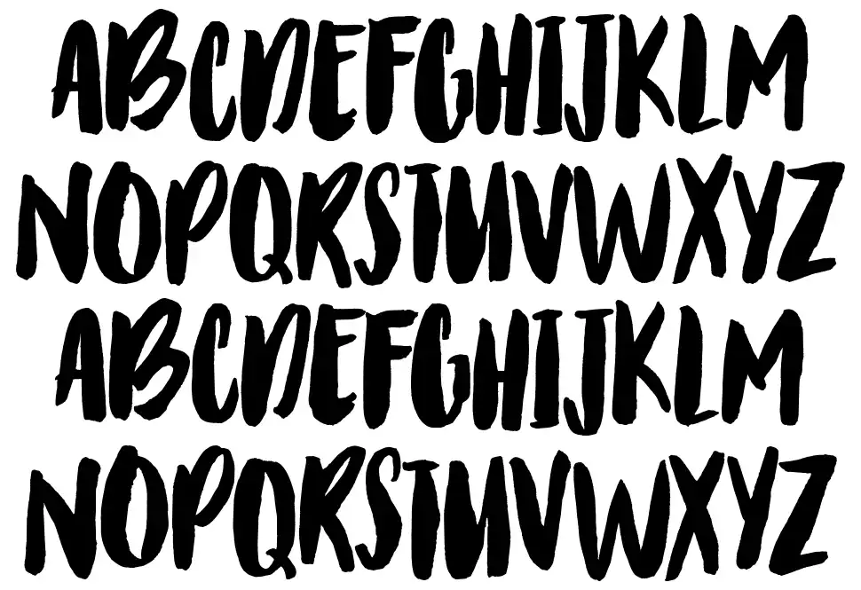 Watercolor font by PremiereGraphics FontRiver