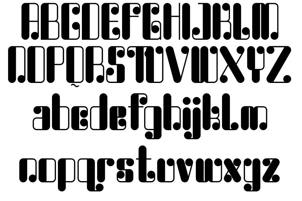 Waterlord font specimens