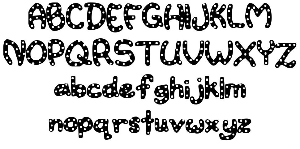 Watertoy písmo Exempláře