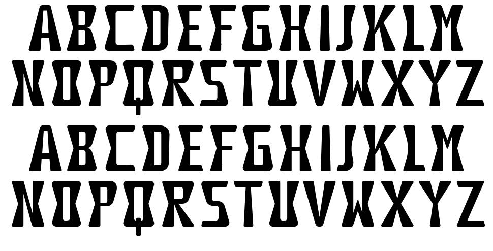 Waukegan font Örnekler