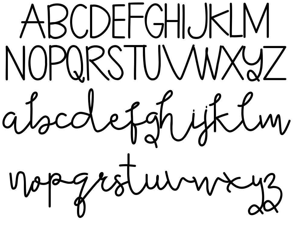 Wavaca font Örnekler