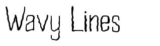 Wavy Lines font