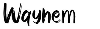 Wayhem font