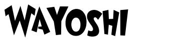 Wayoshi font