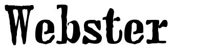 Webster font